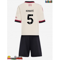 Camisa de Futebol Liverpool Ibrahima Konate #5 Equipamento Secundário Infantil 2025-26 Manga Curta (+ Calças curtas)